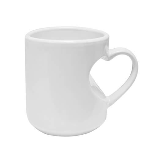 Tasse (Herz) bedruckt selbst gestalten Geschenk Personalisiert Kaffee Becher