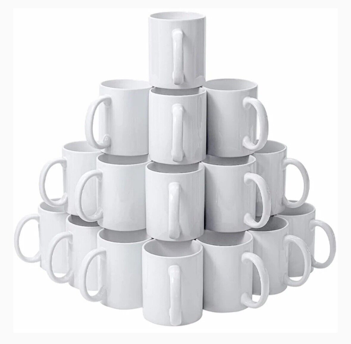 Sublimationstasse / "SUPER WHITE" 36 Tassen für den Sublimationsdruck