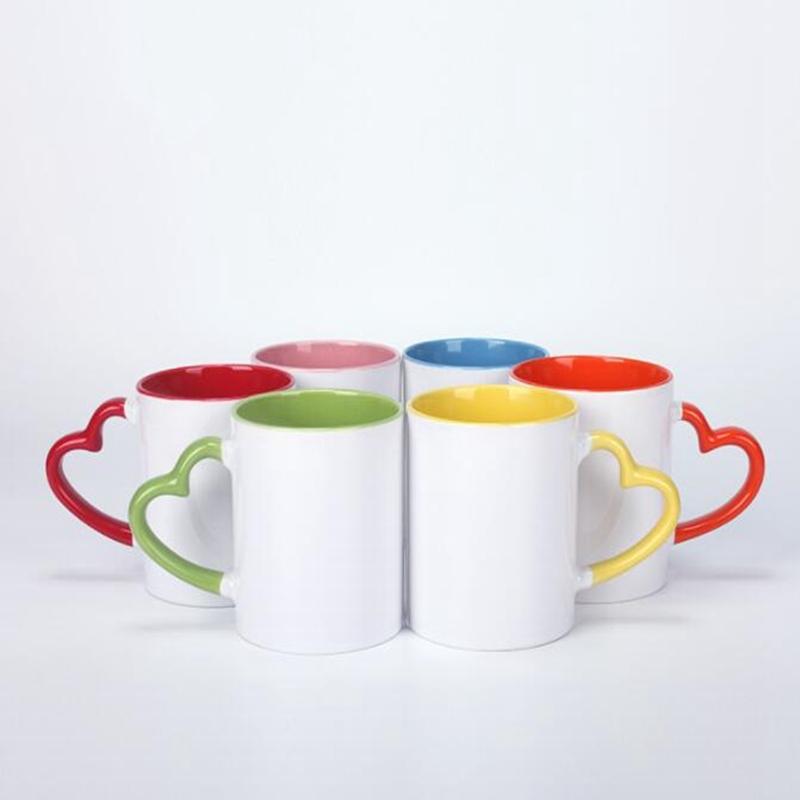 Tasse (Herz) bedruckt selbst gestalten Geschenk Personalisiert Kaffee Becher