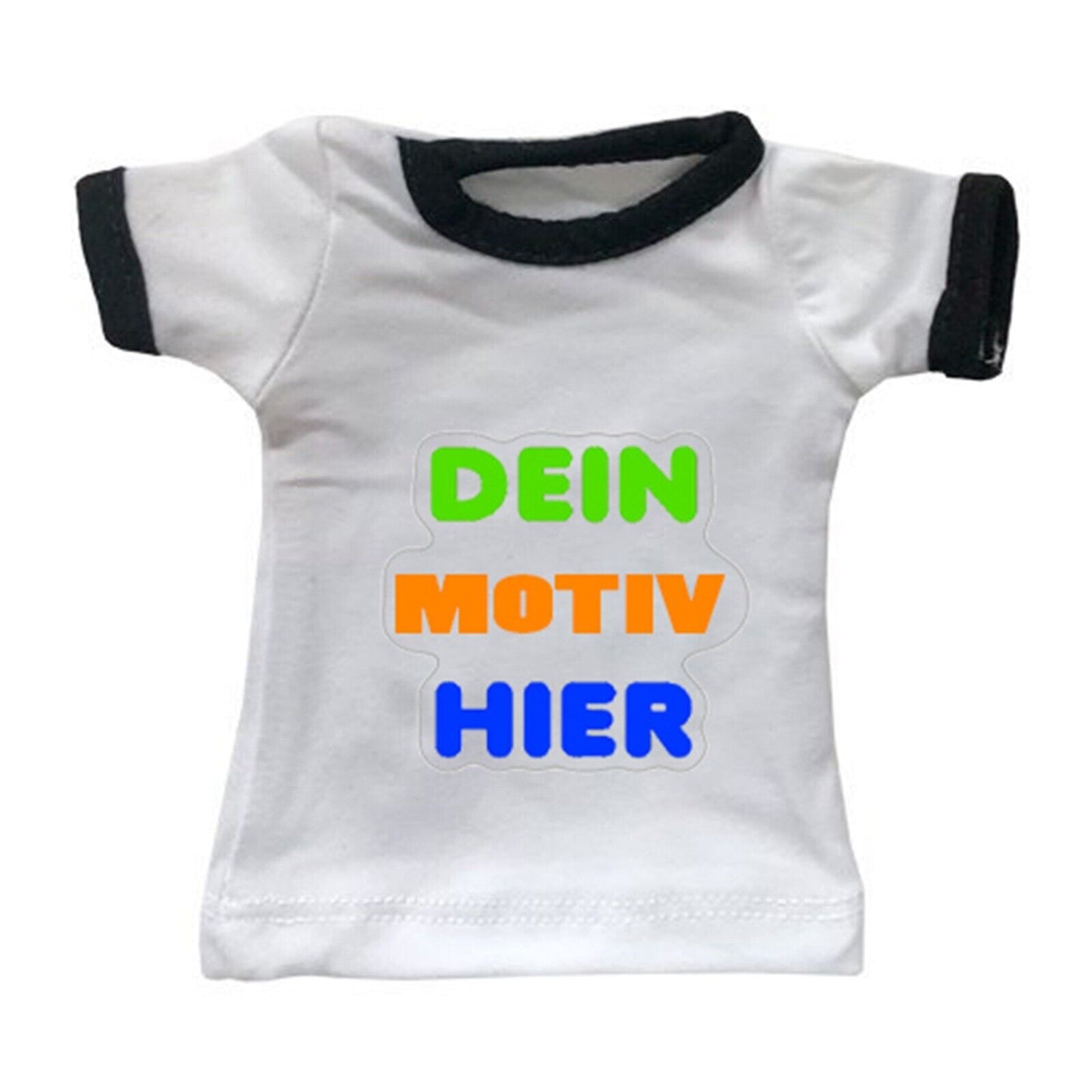 mini-T-Shirt Aufhänger für auto, personalisiert mit Dein Motiv, Foto, Logo…