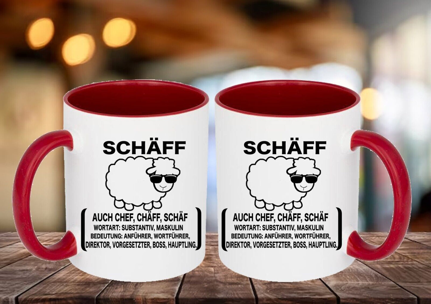 Tassen Spruch SCHÄFF ……. Personalisiert Mit Dein Name