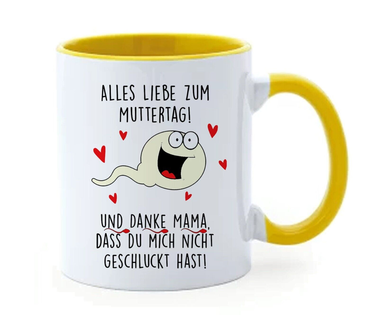 Tasse Danke dass du mich nicht geschluckt hast Geschenk Mama Muttertag lustig