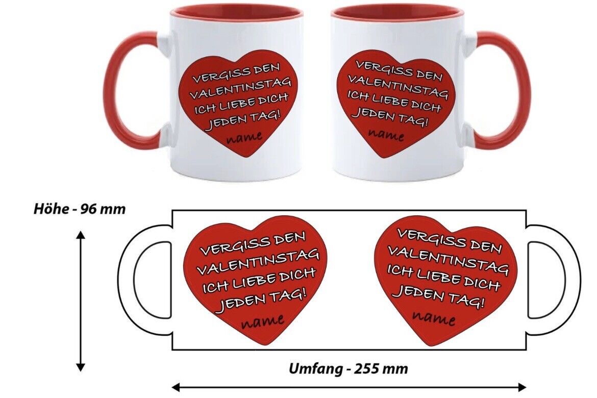 Valentinstag Spruch Tasse, Tasse für dein Lieblings Mensch Freude schenken