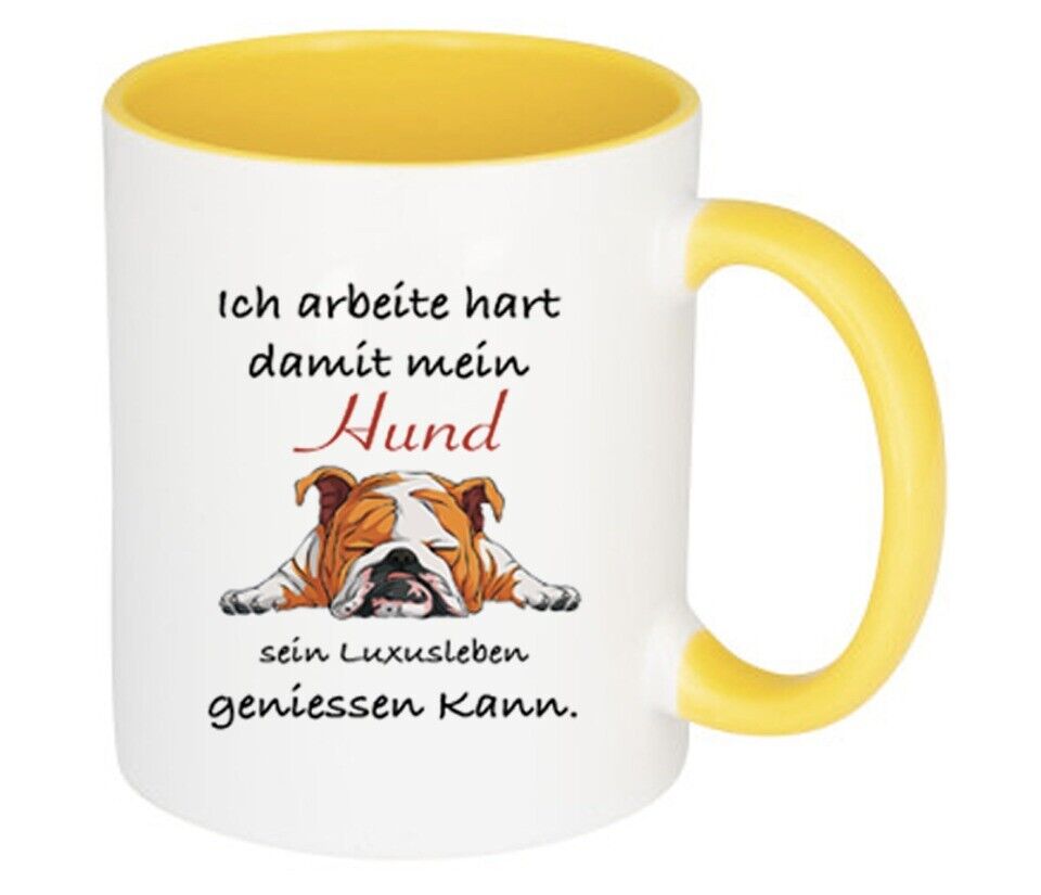 Hunde Tasse mit Spruch Druck, Personalisiert Mit Name Und Foto