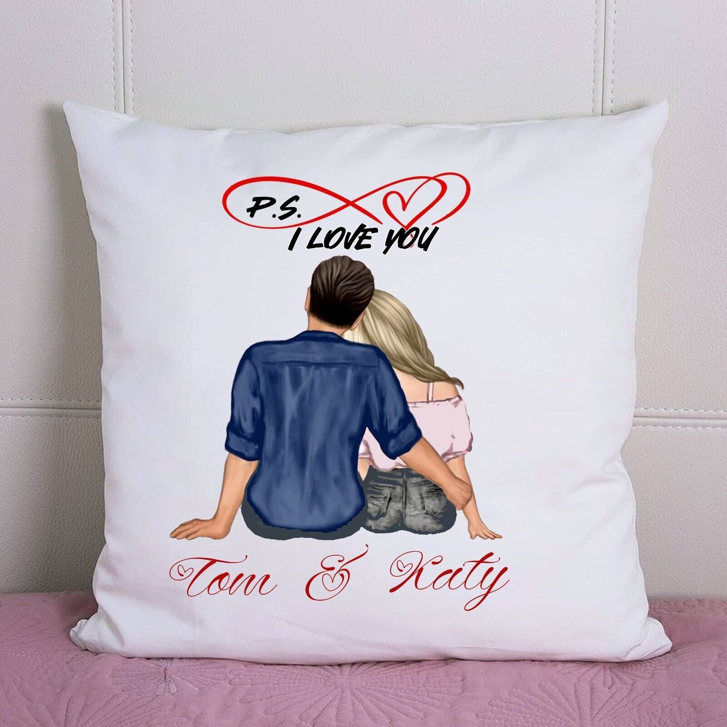 P.S I Love You Kissen, Geschenkidee um dein Liebling Mensch Freude zu schenken