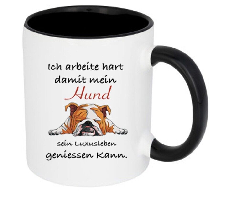 Hunde Tasse mit Spruch Druck, Personalisiert Mit Name Und Foto