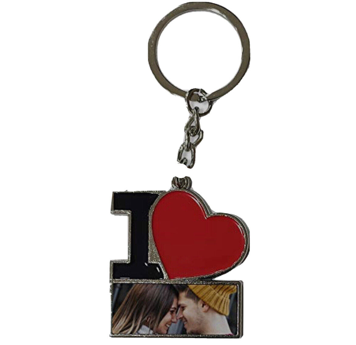 “ I Love You” Schlüsselanhänger mit Dein Text, Foto, Super Geschenkidee