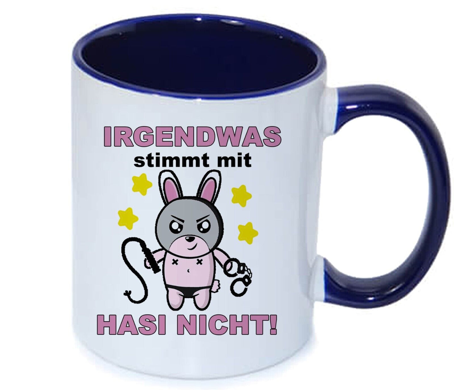 Kaffee Tasse Hase mit Sexspielzeug Zubehör Artikel lustiger Geschenk sadomaso