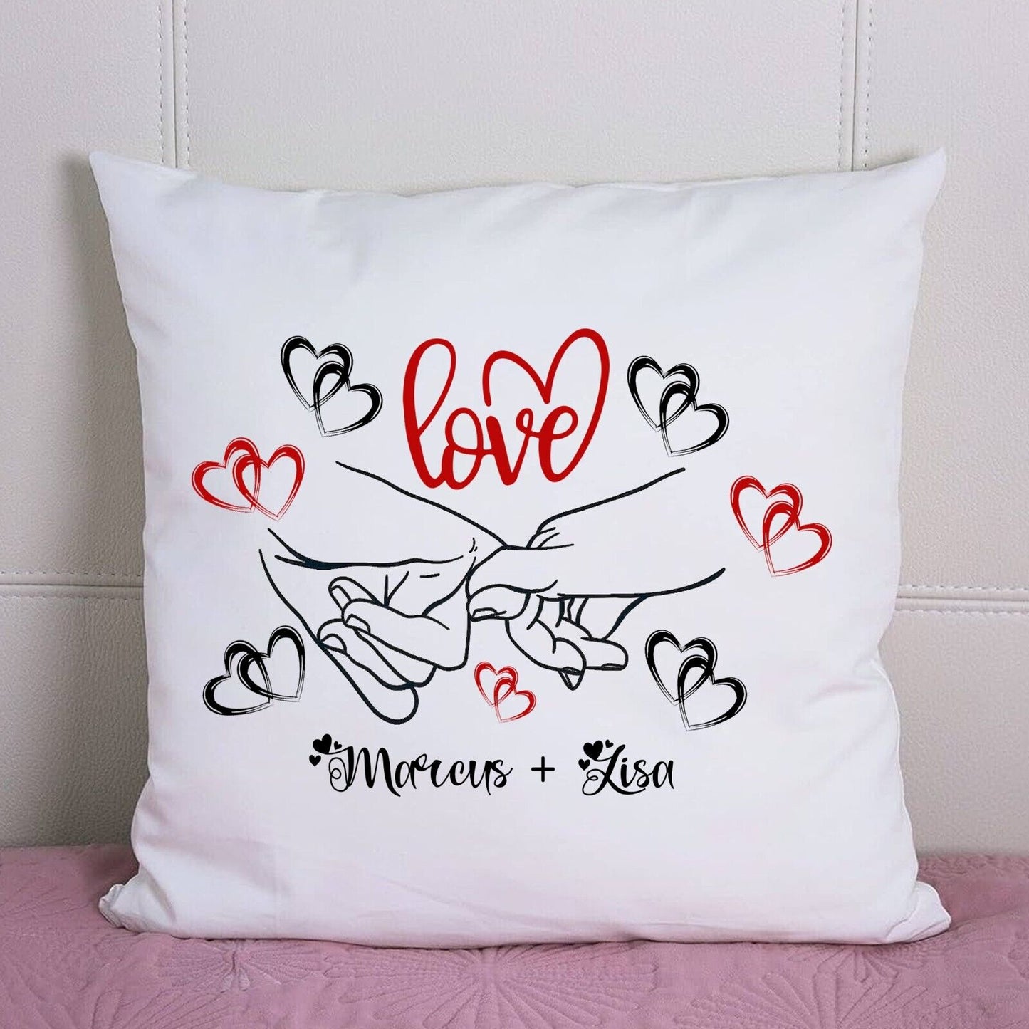 Valentinstag Kissen, Geschenkidee um dein Liebling Mensch Freude zu schenken