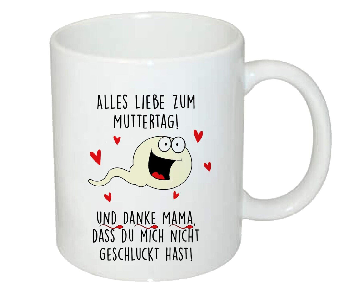 Tasse Danke dass du mich nicht geschluckt hast Geschenk Mama Muttertag lustig