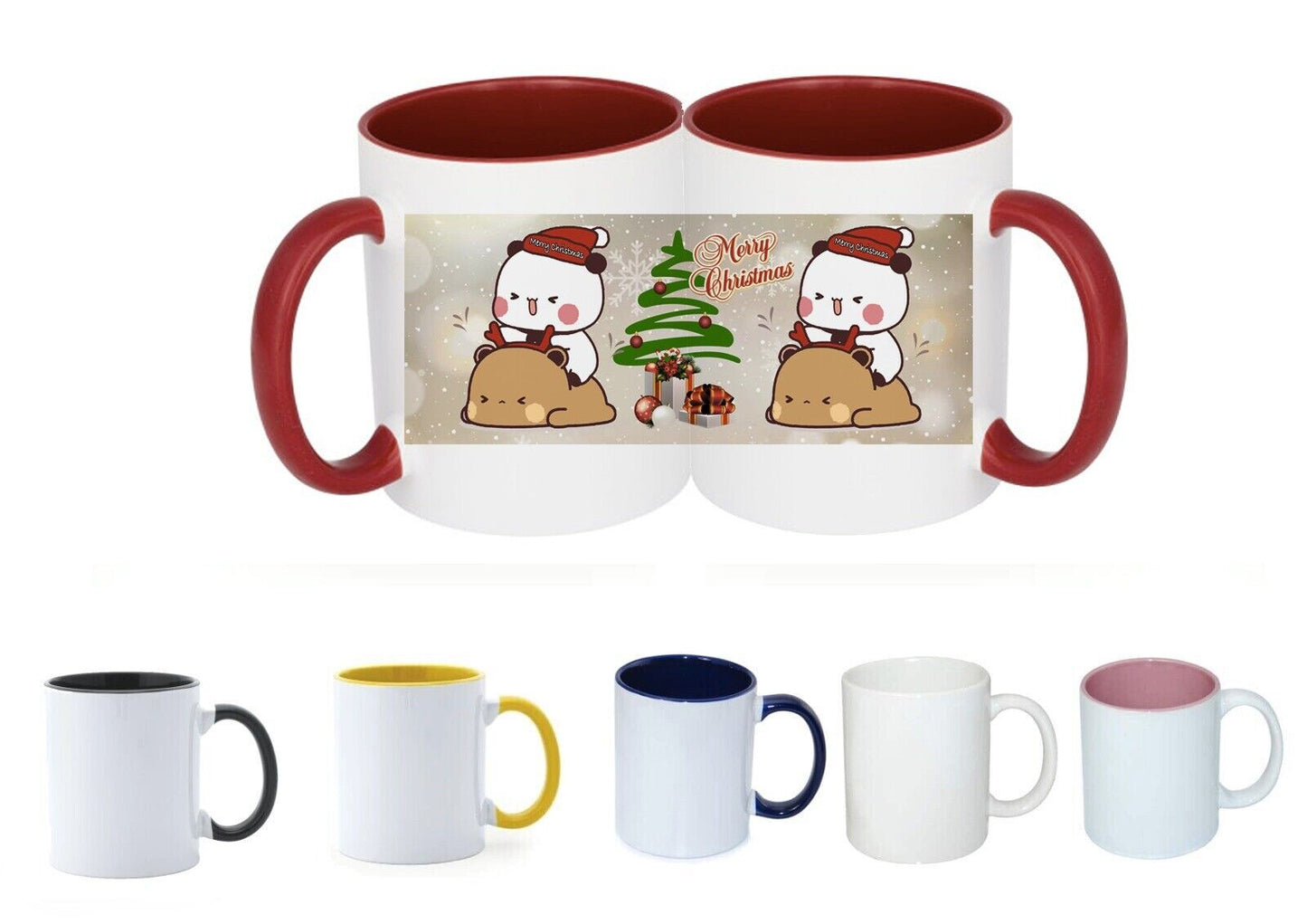 BUBU DUDU SPRUCH Tasse Weihnacht idee für Freunde Familie Kollegen Lustig Süß