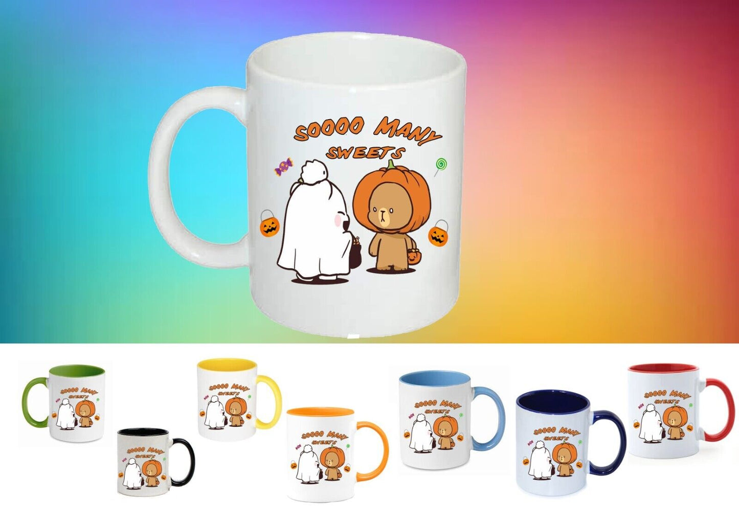 BUBU DUDU Halloween Geschenk idee für Freunde Familie Kollegen Lustig Süß