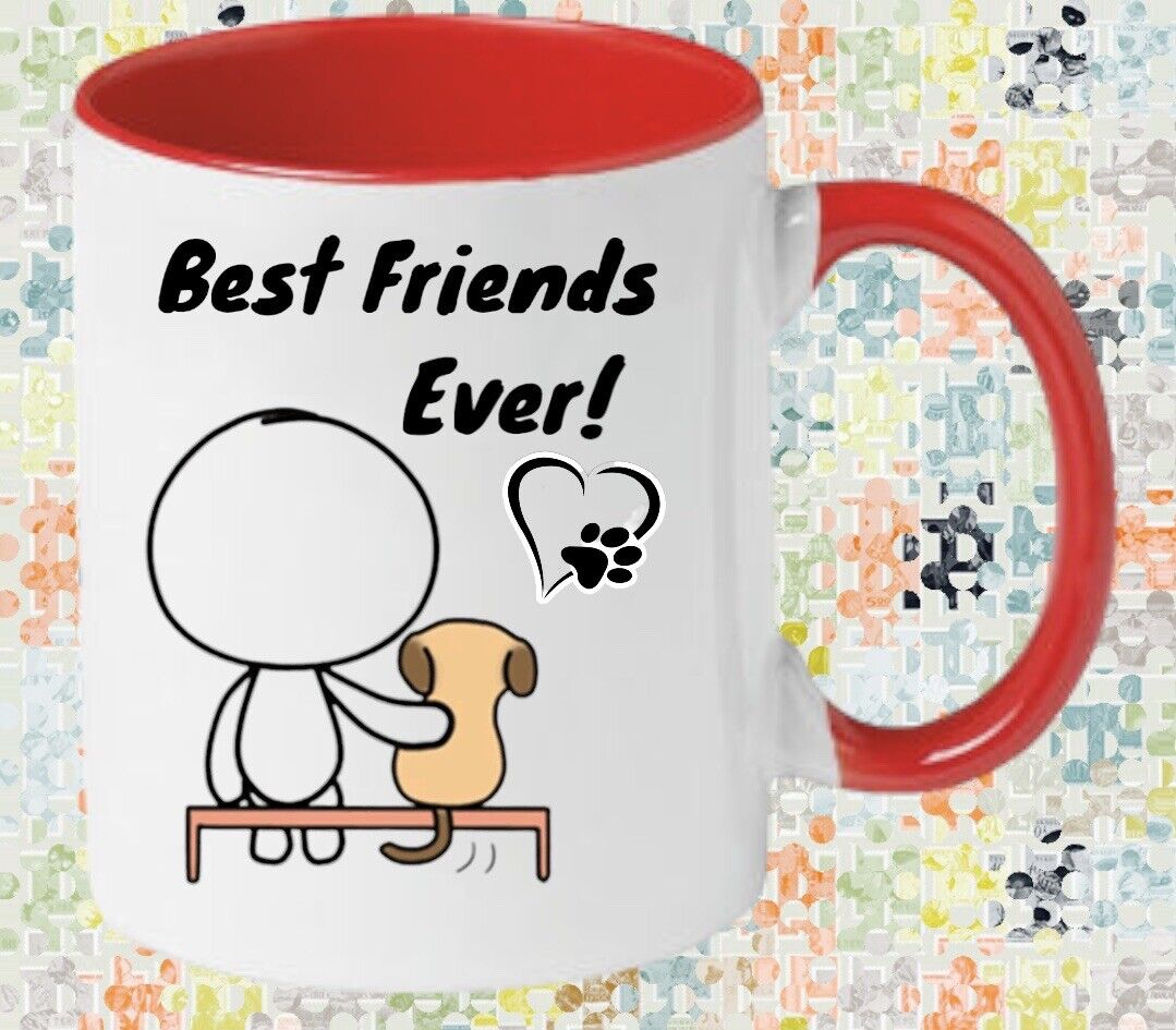 Tasse mit Spruch, Beste Freunde , Hunde Liebhaber, Für Freunde Familie Geschenk