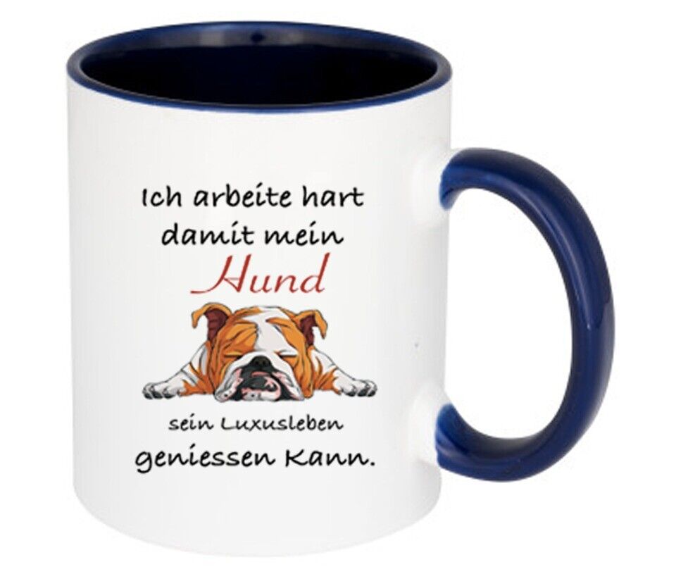 Hunde Tasse mit Spruch Druck, Personalisiert Mit Name Und Foto