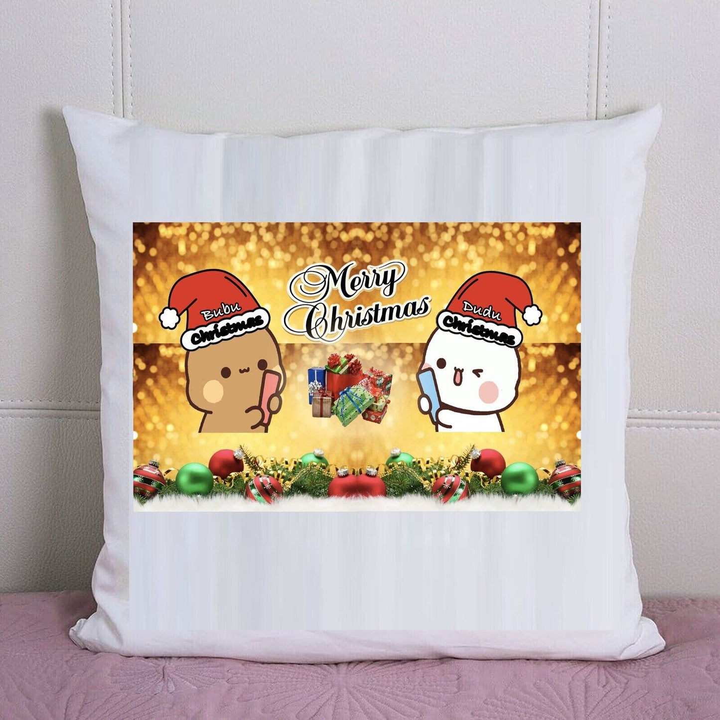 Bubu Dudu Weihnacht Kissen Geschenkidee für Freunde Familie süß