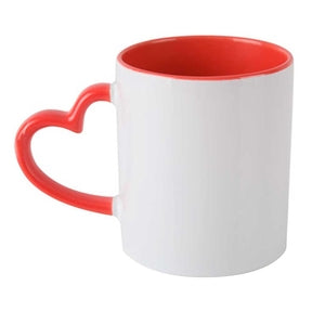 Tasse (Herz) bedruckt selbst gestalten Geschenk Personalisiert Kaffee Becher