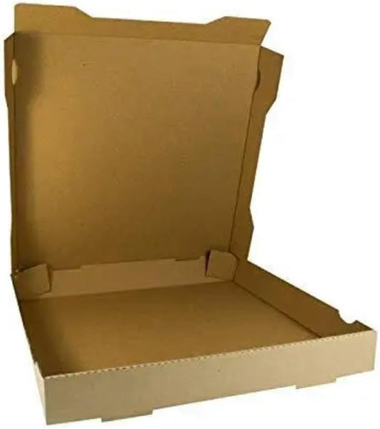 Pizzakarton Pizzaboxen 100 Stück 30x30 Pizzaschachtel Pizza-Box Braun Neutral