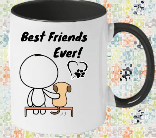 Tasse mit Spruch, Beste Freunde , Hunde Liebhaber, Für Freunde Familie Geschenk